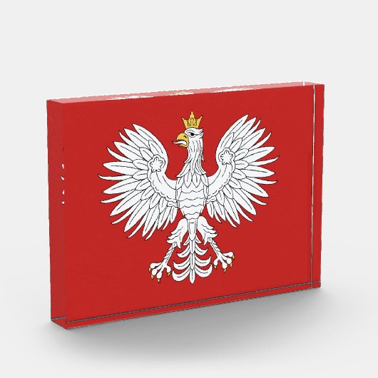 Polnischer Adler Fotoblock (Links)