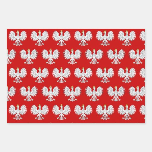 Polnischer Adler Geschenkpapier Set (Vorderseite 3)