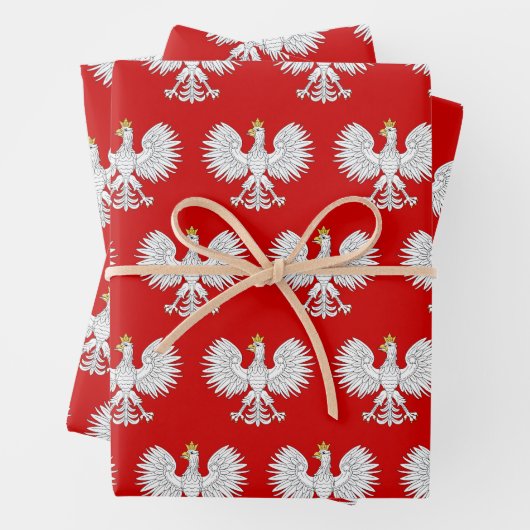 Polnischer Adler Geschenkpapier Set (Beispiel)