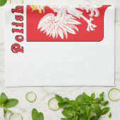 Polnischer Adler Geschirrtuch (Gefaltet)