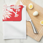 Polnischer Adler Geschirrtuch (Viertel Falte)