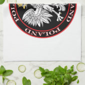 Polnischer Adler Geschirrtuch (Gefaltet)