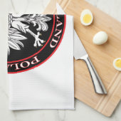 Polnischer Adler Geschirrtuch (Viertel Falte)