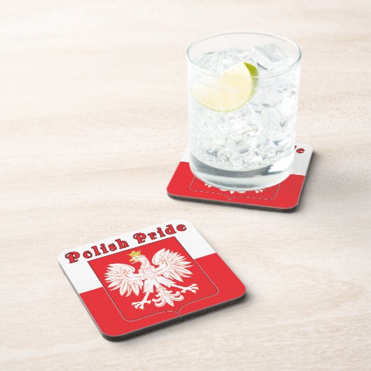 Polnischer Adler Getränkeuntersetzer (Rechte Seite)