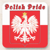Polnischer Adler Getränkeuntersetzer (Vorderseite)