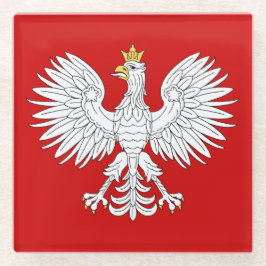 Polnischer Adler Glasuntersetzer