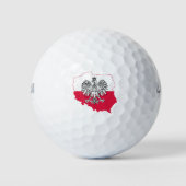 Polnischer Adler Golf Balls Golfball (Vorderseite)