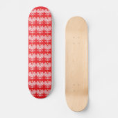 Polnischer Adler in roter Skateboard (Vorderseite)