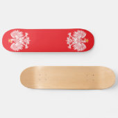 Polnischer Adler in roter Skateboard (Horizontal)
