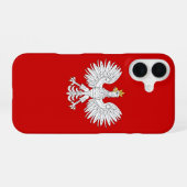 Polnischer Adler iPhone 16 Hülle (Rückseite (Horizontal))