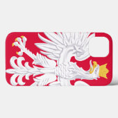 Polnischer Adler iPhone Case (Rückseite (Horizontal))