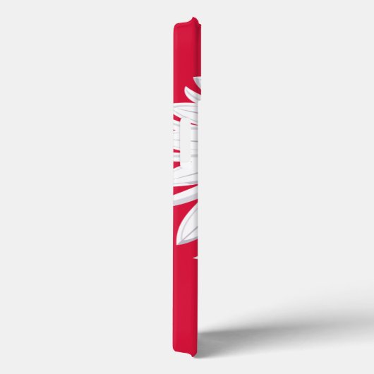 Polnischer Adler iPhone Case (Rückseite / Rechts)