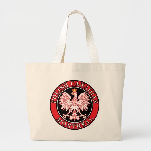 Polnischer Adler Jumbo Stoffbeutel (Vorne)