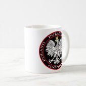 Polnischer Adler Kaffeetasse (VorderseiteRechts)