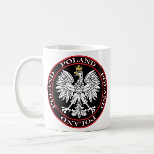 Polnischer Adler Kaffeetasse (Links)