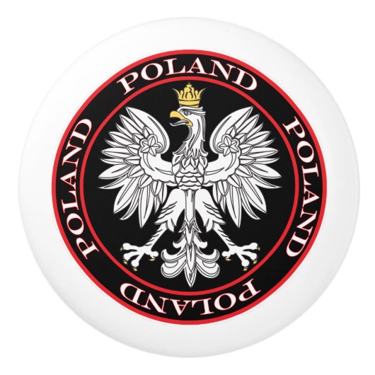 Polnischer Adler Keramikknauf (Vorderseite)