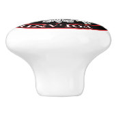 Polnischer Adler Keramikknauf (Seitenansicht)