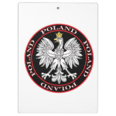 Polnischer Adler Klemmbrett (Rückseite)