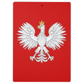 Polnischer Adler Klemmbrett (Rückseite)