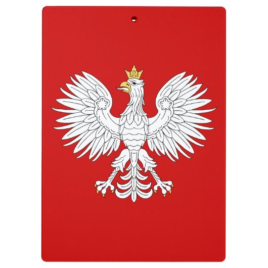 Polnischer Adler Klemmbrett (Rückseite)