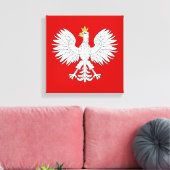 Polnischer Adler Leinwanddruck (Insitu (Wohnzimmer))