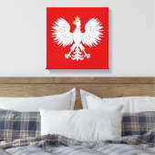 Polnischer Adler Leinwanddruck (Insitu (Schlafzimmer))