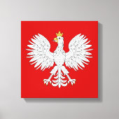 Polnischer Adler Leinwanddruck (Vorderseite)