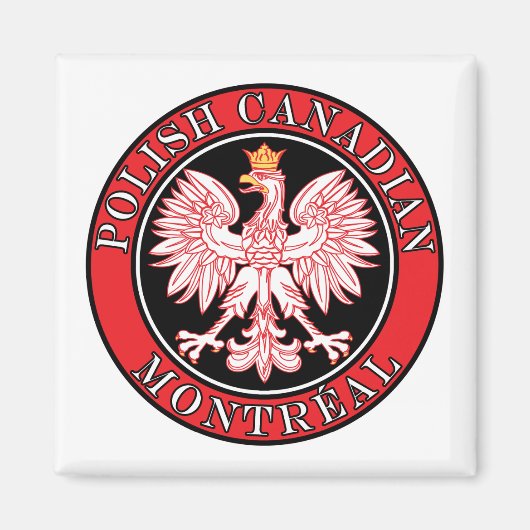 Polnischer Adler Magnet (Vorne)