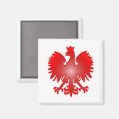 Polnischer Adler Magnet (Vorderseite/Rückseite)