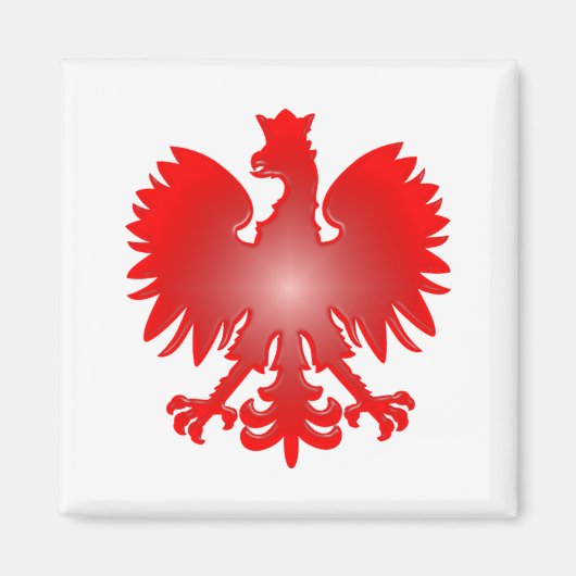 Polnischer Adler Magnet (Vorne)