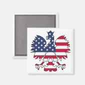 Polnischer Adler Magnet (Vorderseite/Rückseite)