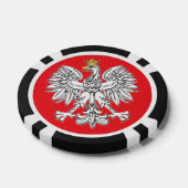 Polnischer Adler mit Chips aus Poker der Goldkrone (Einzeln)