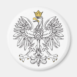 Polnischer Adler mit Goldkrone Magnet