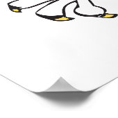 Polnischer Adler mit Goldkrone Poster (Ecke)