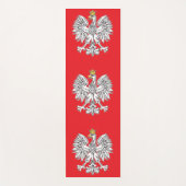 Polnischer Adler mit Goldkrone Yogmatte Yogamatte (Vorderseite)