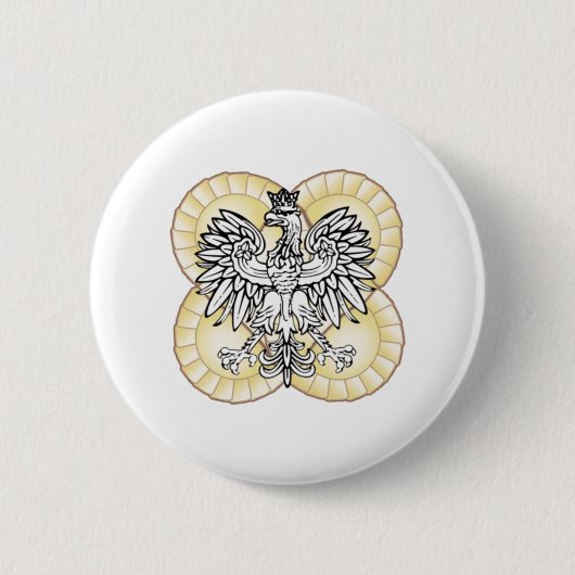 Polnischer Adler Pierogi Button (Vorderseite)