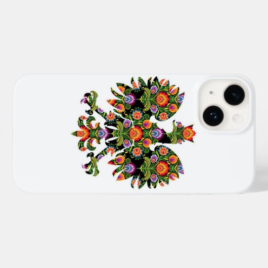 Polnischer Adler Polen Wycinanki Emblem, polnische Case-Mate iPhone Hülle (Rückseite (Horizontal))