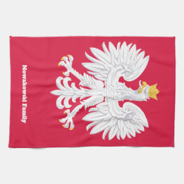 Polnischer Adler 🦅 Polski Polen Rotes Wappen Geschirrtuch