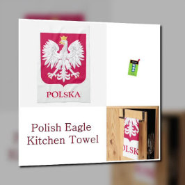 Polnischer Adler 🦅 Polski Polen Rotes Wappen Schürze