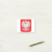 Polnischer Adler Post-it Klebezettel (Auf Schreibtisch)