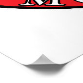 Polnischer Adler Poster (Ecke)