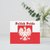 Polnischer Adler Postkarte (Stehend Vorderseite)