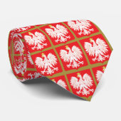 Polnischer Adler-rote Schild-Krawatte Krawatte (Gerollt)