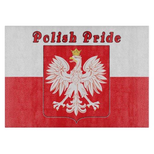 Polnischer Adler Schneidebrett (Vorderseite)