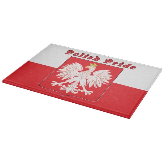 Polnischer Adler Schneidebrett (Ecke)