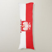 Polnischer Adler Seitenschläferkissen (Vorderseite Vertikal)