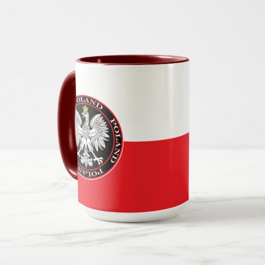 Polnischer Adler Tasse (Vorderseite Links)