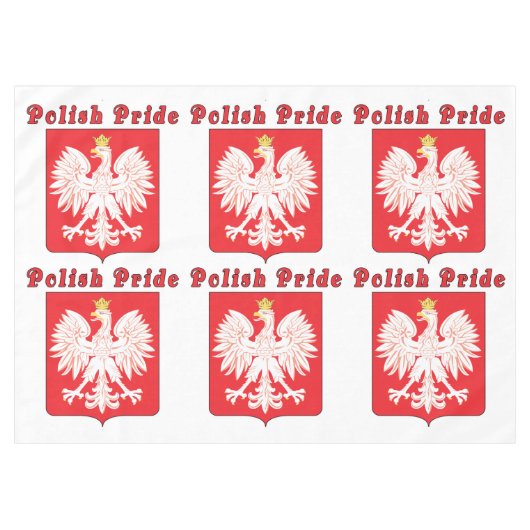 Polnischer Adler Tischdecke (Vorderseite (Horizontal))