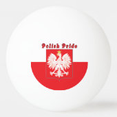Polnischer Adler Tischtennisball (Rückseite)