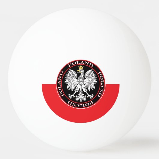 Polnischer Adler Tischtennisball (Vorderseite)